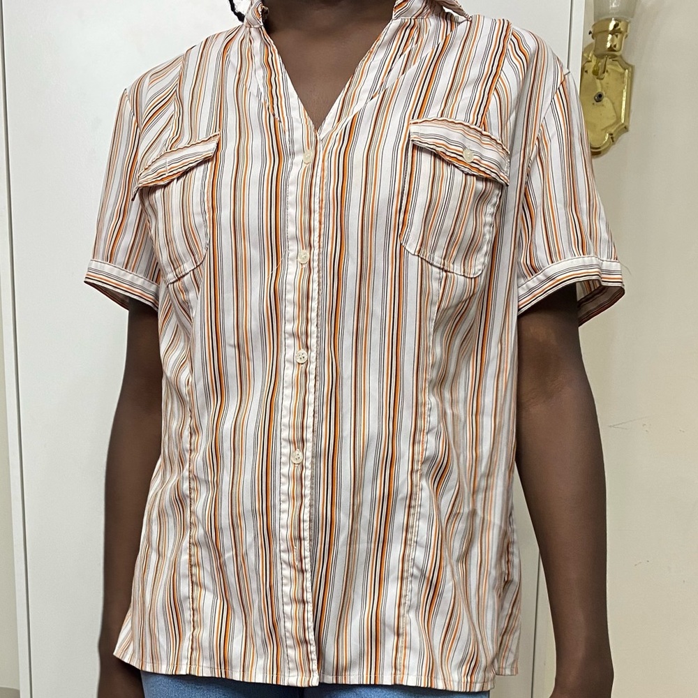Bay Studio Vertical Striped Shirt